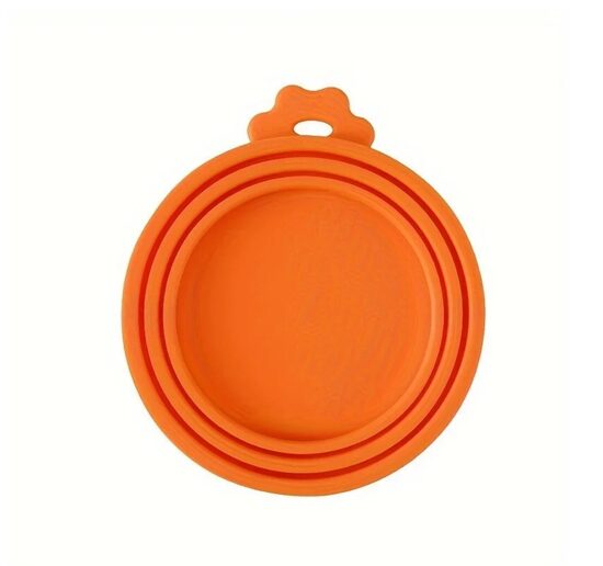 Универсальная силиконовая крышка для консервов, банок с кормом для животных